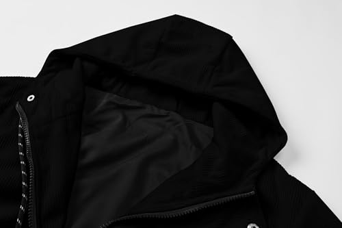 SANGTREE Men's Casual Corduroy Jacket Lightweight Zip Up Vintage Jacket Outerwear3