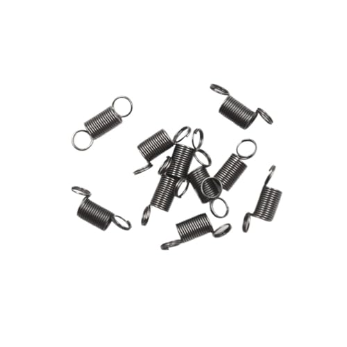 10pcs 14mm Draw to 30mm Stainless Steel Small Tension Spring with Hook for Tensile DIY