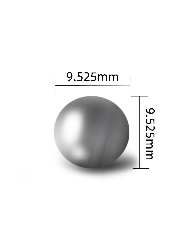 50PCS 3/8" 0.375 Inch 9.525mm Precision 304 Stainless Steel Bearing Balls
