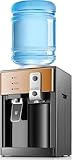Top Loading Water Cooler Dispenser, Water Dispenser Countertop for 5 Gallon Bottle with 3 Temperature Settings - Hot, Cold & Warm, Stainless Steel Water Dispenser Cooler for Office，Home