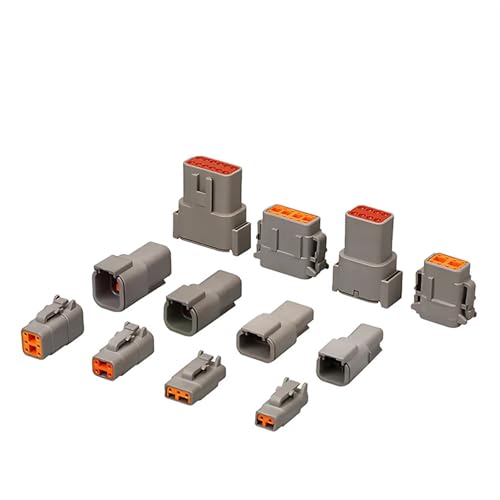 5/20 Sets Wasserdichte 6-polige elektrische Drahtverbinder der DTM-Serie - DTM04-6P & DTM06-6S for 16-22AWG-Verkabelung(20Sets DTM04-6P)