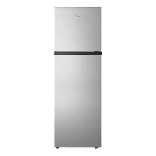 Svan Frigorífico 2 Puertas Inox SF1675501ENFX. Capacidad 251 Litros, Puerta Reversible, Bajo Nivel Sonoro, Eficiencia Energética Clase E