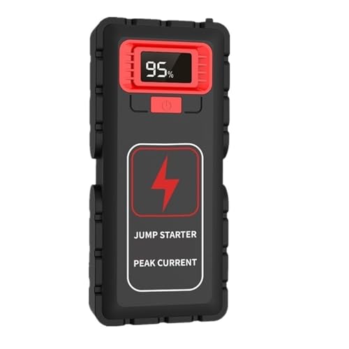 Arrancador de Coche de 1000 A y 10 000 mAh, Cargador de batería de Emergencia, Dispositivo de Arranque con Pantalla Digital.