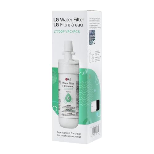 LG LT700P- 6 Month / 200 Gallon Capacity Replacement Refrigerator Water Filter (NSF42 and NSF53) ADQ36006101, ADQ36006113, ADQ75795103, or AGF80300702 , White , Single - image 5