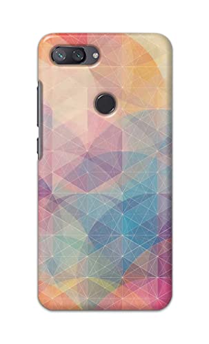 Image of Printed Hard Back Cover Case for Mi 8 Lite | Mi 8 Youth | Mi 8X Back Cover (Crumpled Paper Design) -1803