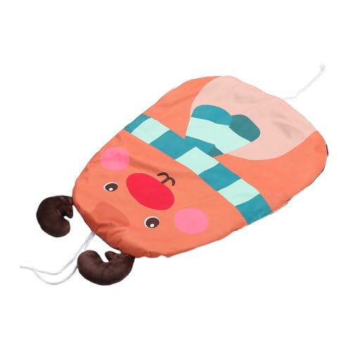 BESPORTBLE Cute Reindeer Design Pet Mat Dog Cat Bed Cushion with Breathable PP Cotton Machine Washable Floor Sleeping Pad for Small Pets Durable and Stylish Dog Crate Mat