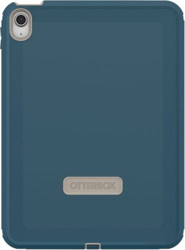 Image of OtterBox iPad (A16) & iPad 10th Gen (Only) Defender Series Case - Baja Beach (Blue) - Multi-Layer Protection - Four Position Stand - Built-in Screen Protector - Port Covers - Apple Pencil Storage