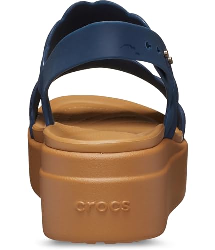 Image of Crocs Women's Brooklyn Woven Low Wedge Sandals