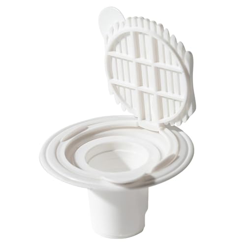 Obturador antiolor para sifón de suelo – con válvula magnética antiretorno – estanqueidad reforzada – Sifón de suelo antiolor,sótano cocina lavadero lavabo hotel y dormitorio