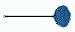 Carrand 93210 Long Chenille Microfiber Wash Mop with 48" Extension Pole , Black