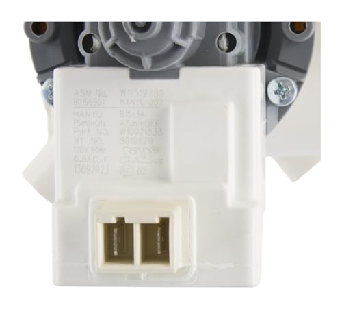 image for Whirlpool W11458345 Genuine OEM Washer Drain Pump Replacement Part - R