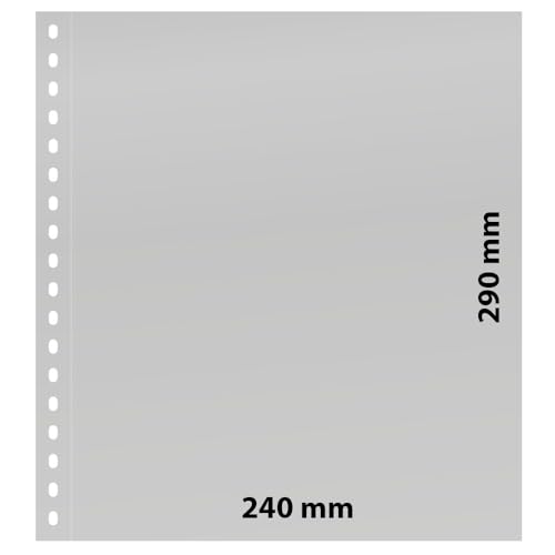 Fundas transparentes LINDNER de 240 x 290 mm para ordenar recuerdos y proteger fotos familiares