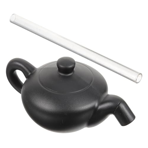 DECOMELODY 1Set Suspended Teapot Fountain Kit Running Water Parts for DIY Tabletop Waterfall Elegant Office Decor Indoor Desktop Ornament Peaceful Zen Decoration