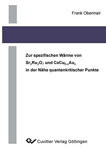 Obermair, F: Zur spezifischen Wärme von Sr2Ru2O7