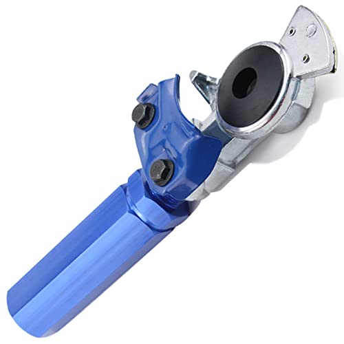 Ibroprat Glad Hand Grips Set With Seals,Gladhand Extension Handles Kit Emergency & Service Brake Air Hose Coupling Connectors For Semi Trucks Trailers Tractors Rvs, Glad Hands Parts Red Blue 1 Pair #TOP7