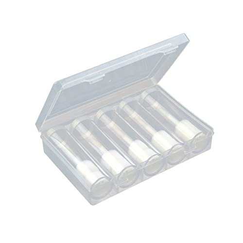 Contenedor transparente para monedas 6 piezas miniatura 1