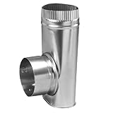 Deflecto Dryer Offset Connector, 4' Diameter, Silver (AMDOC/6)