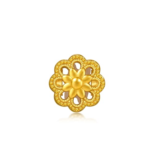 Image of CHOW SANG SANG 999 Gold Charme Diamond Mandala Charm Bracelet for Women 17cm 95911C