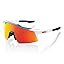 Gloss Metallic Bora / Matte White - Hiper Red Multilayer Mirror Lens