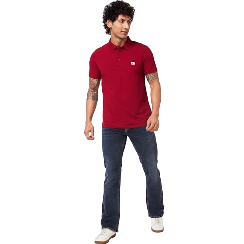 Image of Spykar Men's Rafter Boot Cut Mid-Rise Casual Jeans