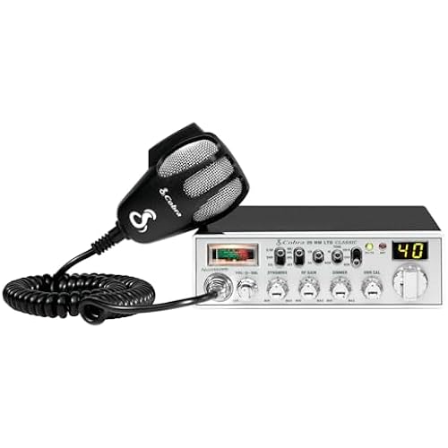 Cobra 29NW Classic Professional CB Radio - Emergency Radio, Travel Essentials, Instant Channel 9/19, Full 40 Channels, SWR Calibration and Nightwatch Illumination Display