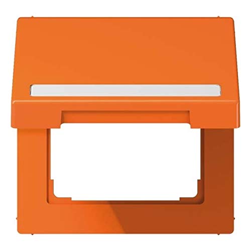 Jung LS990BFNAKLO Klappdeckel orange avec porte-étiquette pour prise