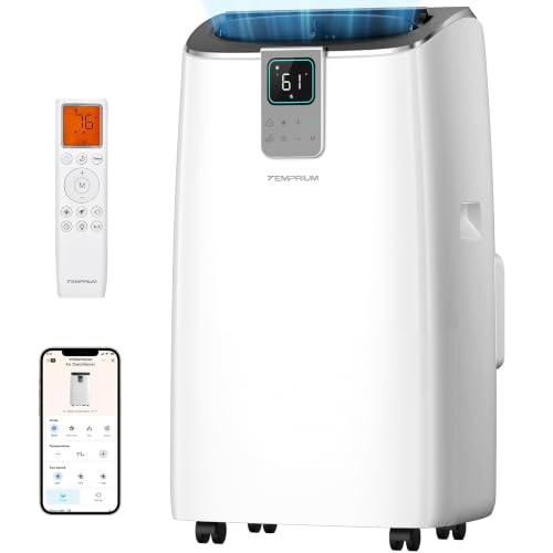 Image of 14,000 BTU Portable Air Conditioner, 4-in-1 Smart AC with WiFi