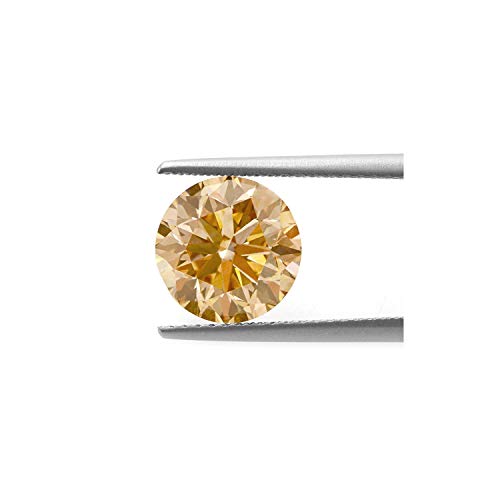 Zircone Cubique Champagne Rond Cadeau Idéal Bijou Be You