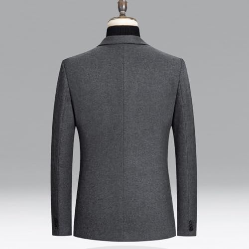 Men's Blazer Sport Coat Wool Blend 2 Button Business Jackets2