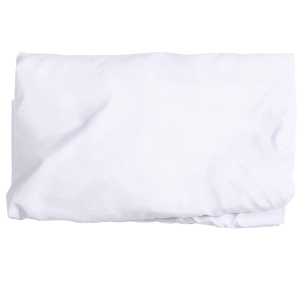 2 lenzuola per lettini da massaggio, con foro universale per il viso, con angoli elasticizzati, per SPA e salone di bellezza per il viso, (colore: bianco)