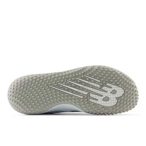 New Balance New Balance Women's Fresh Foam Velo V4 Turf-Trainer Softball Shoe, White/Black, 8.5 W