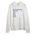 Produktbild qiaoxiahe Damen Lässiges Hoodie Lange Ärmel Kapuzenpullover Langarm Sport Sweatshirt Kontrastfarbene Kapuze Pullover mit Tasche für Herbst Winter