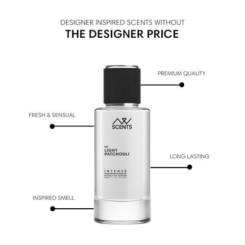 AW SCENTS White Patchouli - Inspired Perfume - 50ml Intense Spray (Extrait De Parfum) For Women - Luxury Fragrance - Highly Concentrated Long Lasting Quality - 92 Light Patchouli (50 ML) - Image 5