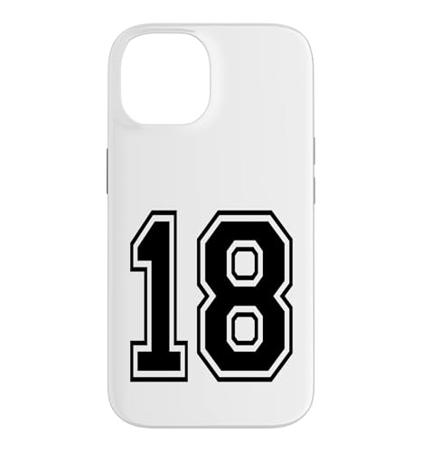 �ԍ� 18�C���` �u���b�N �X�}�z�P�[�X iPhone 14 �p