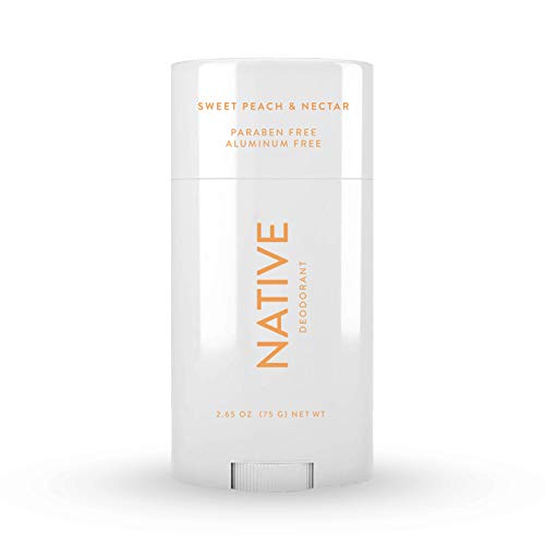 Native Deodorant | Natural Deodorant for Women and Men, Aluminum Free with Baking Soda, Probiotics, Coconut Oil and Shea Butter | Sweet Peach & Nectar