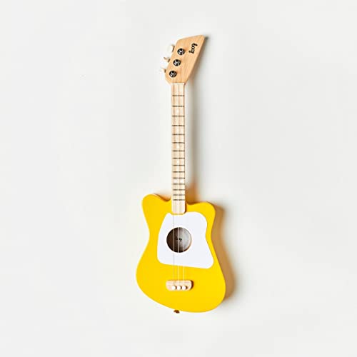 Image of Loog Mini Acoustic kids Guitar for Beginners 3-strings Ages 3+ Learning app and lessons included
