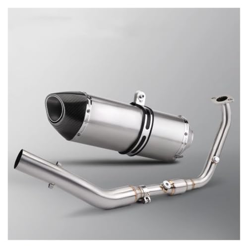Pot d'échappement moto 51mm anti-corrosion en acier inoxydable pour rénover la ligne MT15 R15