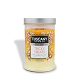 Tuscany Candle Tricky Treats: Sweet Candy Corn & Sugar Scented Halloween Candle, 18 oz