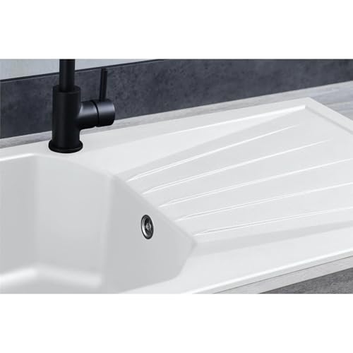 Fregadero Blanco 1 Seno LD780WH con Escurridor de Composite BIO 5