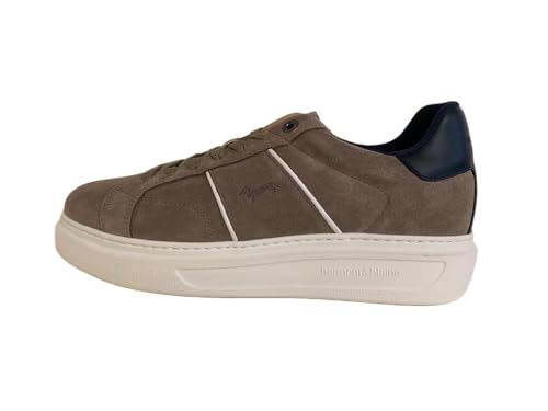 Harmont&Blaine - Zapatillas Taupe con fondo blanco, topo, 45 EU