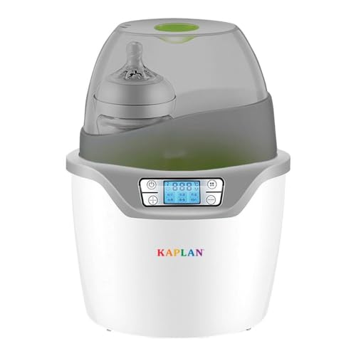 Image of Kaplan Early Learning Double Baby Bottle Warmer for Breastmilk or Formula, Multi-Functional with Quick Warm, Slow Warm, Defrost, and Sterilize Function