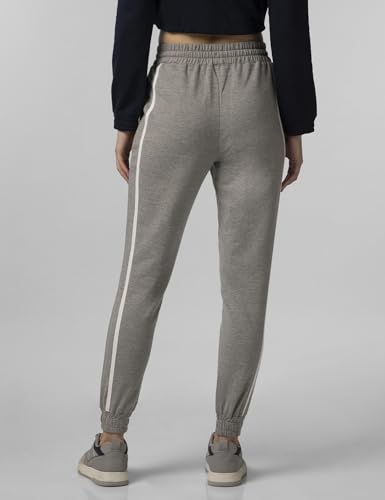 Image of FYLTR Women's Joggers with Side Tape Detailing - Elasticated Waistband | Contrast Drawstring | Elasticated Hem | Trackpants for Women | Winter Joggers for Women