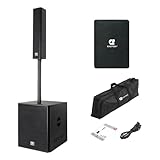 EXOTON S-1803 Portable PA Line Array Column DJ System, 18