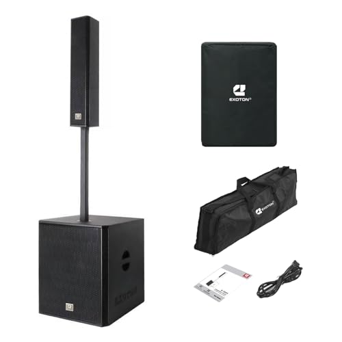 EXOTON S-1803 Portable PA Line Array Column DJ System, 18