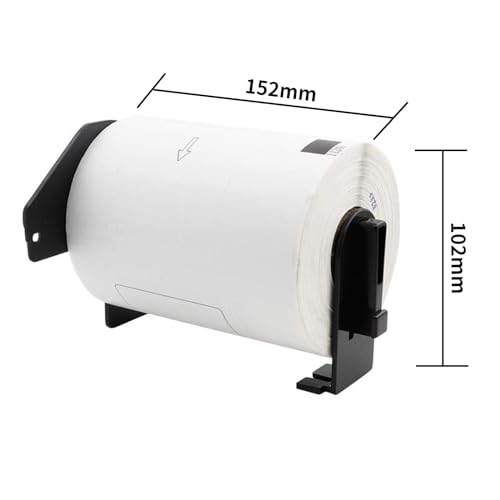 Label KINGDOM Compatible with Brother DK-1241 Die-Cut Large Shipping Label, 4" x 6" (102 mm x 151 mm) 200/Roll for QL-1100 QL-1110NWB Label Printer (3 Paper Roll+1 Reusable Cartridge) by Label KINGDOM - Image 9