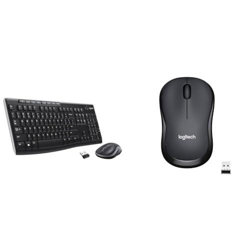Image of Logitech MK270r Wireless Keyboard and Mouse Combo for Windows, 2.4 GHz Wireless, Spill-Resistant Des