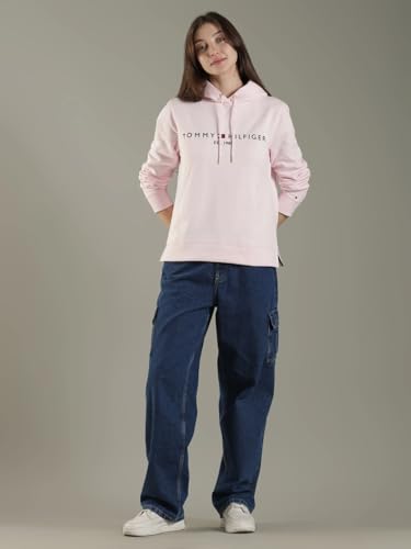 Image of Regular Fit Cotton Hooded Neck Sweatshirt