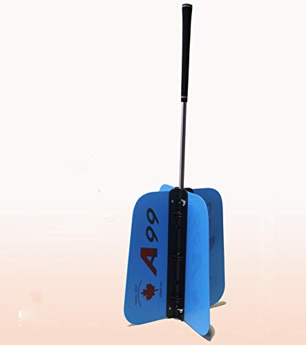 A99 - A99 Golf Power Swing Fan Training Aid Practice Club New Swing Trainer Warm up for Right Handed and Left Handed (Medium (79cm), Blue)