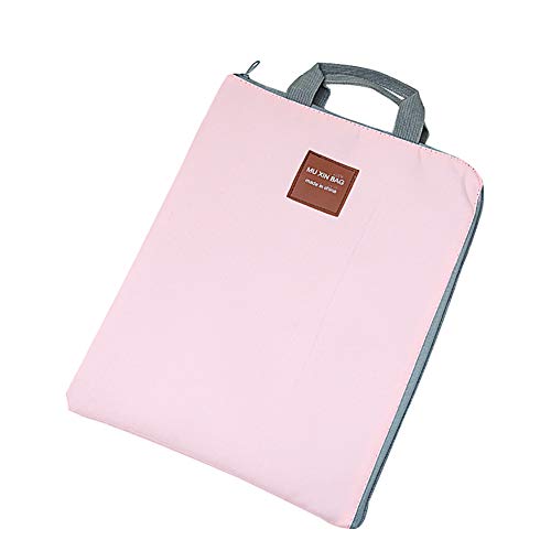 Preisvergleich Produktbild Oyfel Dokumentenmappe, tragbar, mit Reißverschluss, A4, Dokumente, Bürobedarf, Schule, wasserdicht, mit Griff