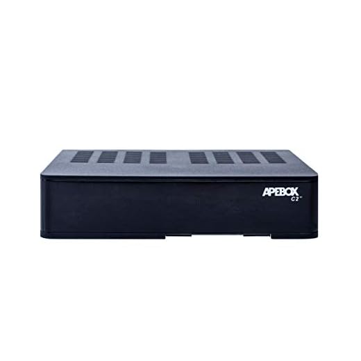 Apebox C2 4K- Receptor Combo Multistream H.265 UHD (2160p, 1x DVB-S2X + 1x DVB-T2/C, 2X USB 2.0, HDMI, LAN, Lector CA, LED Display, IR, SPDIF óptico, Cable AV, RS232,Youtube, DLNA y RCU excepcional)